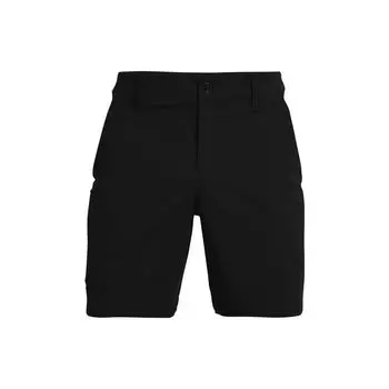 Under Armour однотонные спортивные повседневные дышащие шорты с большими карманами, мужские штаны, черные 1361298-001 M