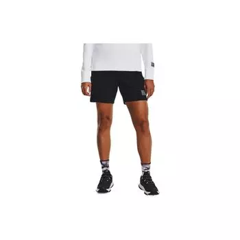 Under Armour Однотонные вязаные шорты Summit с завязками, унисекс, черные 1377176-001 L
