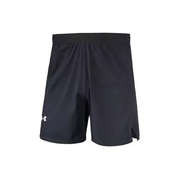 Under Armour Однотонный логотип Быстросохнущие дышащие эластичные шорты на талии Спортивные тренировочные тканые шорты Мужские брюки черные 22500209-001 S
