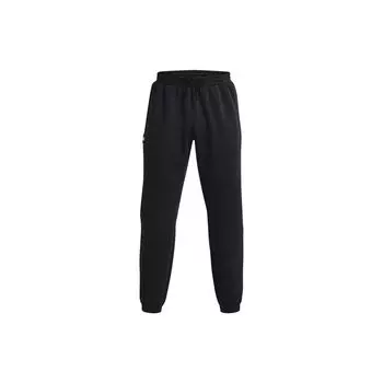 Under Armour Однотонный логотип Jogger Трикотажные облегающие повседневные брюки Мужские брюки Черные 1373803-001 S