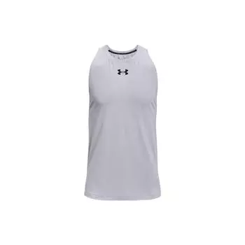 Under Armour Однотонный спортивный жилет без рукавов с круглым вырезом для мужчин, топы, современный серый 1361901-011 XL