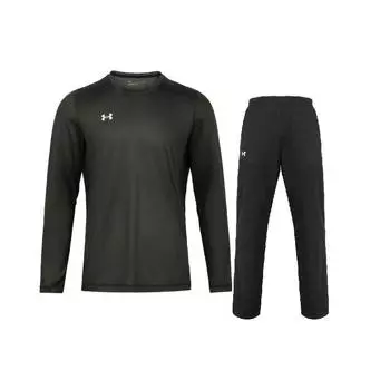 Under Armour Однотонный свитер с круглым вырезом и длинными рукавами, повседневные спортивные брюки со средней посадкой, мужские комплекты 22600307-011+21500737-001 M