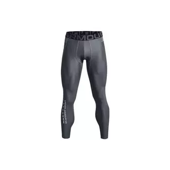 Under Armour Печатные буквы с эластичным поясом Компрессионные колготки Мужские брюки для фитнеса Персиковый серый 1370663-012 M