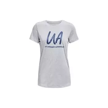 Under Armour Повседневная дышащая спортивная обычная футболка женская топы современная-серая 1365145-011 M