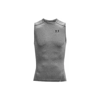 Under Armour Повседневный спортивный дышащий топ без рукавов для фитнеса мужские топы серый 1361522-090 XXL