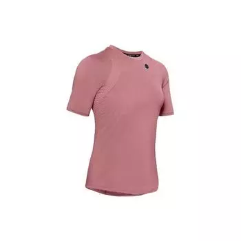 Under Armour Приталенный круглый вырез спортивный пуловер футболка женские топы тихий-розовый 1355583-662 M