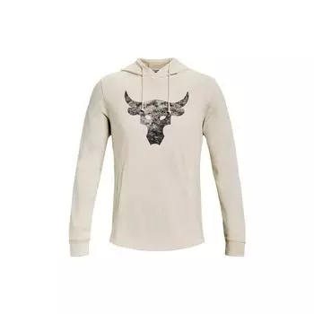 Under Armour Project Rock Animal Pattern Hoodie Мужские толстовки с капюшоном Белые 1367107-110 XL