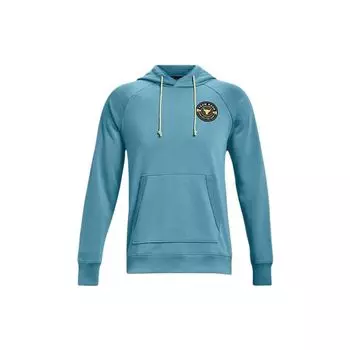 Under Armour Project Rock Johnson Training Hoodie Мужские толстовки с капюшоном синего цвета 1370453-416 L