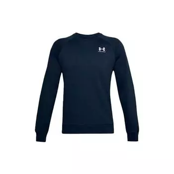 Under Armour Rival флисовая толстовка с круглым вырезом мужская толстовка синяя 1359029-408 XXL