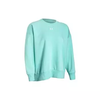 Under Armour Rival Solid Loose Fleece Training Hoodie Женские толстовки с капюшоном Синий 1379491-361 L