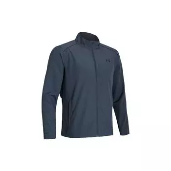 Under Armour Солнцезащитная серия с принтом логотипа и буквами, беговая куртка для мужчин, серая 1376797-044 XL