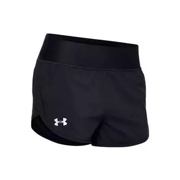 Under Armour Speedpocket Solid Straight Leg Sports Casual Shorts Женские шорты Черный 1323872-001 M