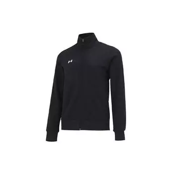 Under Armour Сплошной цвет с воротником-стойкой Повседневная спортивная куртка Женские куртки Черные 21500438-001 L