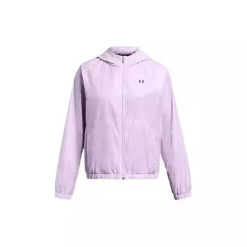 Under Armour Спортивная куртка с капюшоном и логотипом реглан с длинным рукавом Женская куртка Лавандово-фиолетовая 1383998-515 M
