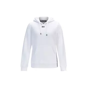 Under Armour Спортивная повседневная трикотажная толстовка с капюшоном для тренировок Женская толстовка белая 21600304-100 S