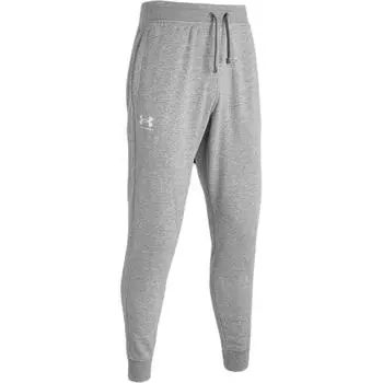 Under Armour Спортивные брюки FW22 с вышитым логотипом и шнурком, мужские брюки светло-серого цвета 1366727-035 XXL