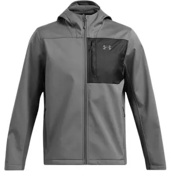 Under Armour Storm Cold Gear Инфракрасный щиток Удобная прочная свободная куртка с капюшоном Мужские куртки Серый 1371587-025 XL