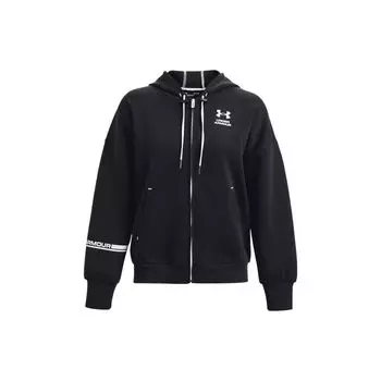 Under Armour Тренировочная куртка Summit Knit Full Zip с капюшоном, женские куртки, черный цвет 1374464-001 S