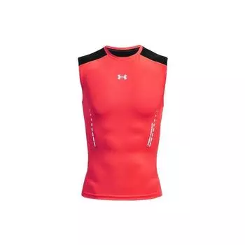 Under Armour Тренировочные спортивные компрессионные майки мужские топы Beta-Red 1370656-628 L