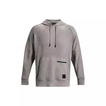 Under Armour UA Ottoman флисовая толстовка с капюшоном однотонная с длинным рукавом пуловер толстовка мужская толстовка серая 1373878-294 M