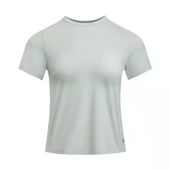 Under Armour Vanish Elite Rush однотонная повседневная простая дышащая футболка с коротким рукавом женская топы Hydrogen-Green 1389868-377 M