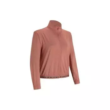 Under Armour воротник-стойка однотонная молния повседневная спортивная куртка женская куртка красная 1329456-661 S