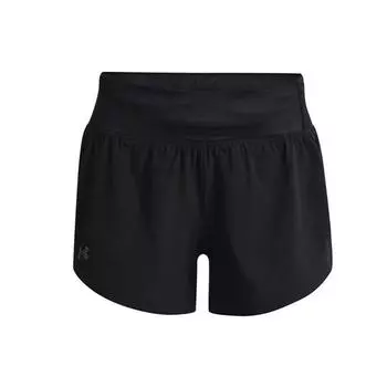 Under Armour Женские шорты Speedpocket Logo Solid Waist Shorts Black 1361379-001 XS