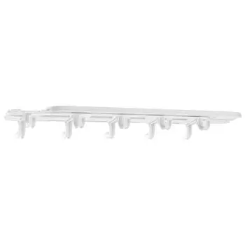 Under Cabinet Hook Plastic Adhesive Strong Bearing Push Pull Storage Hook for Kitchen Bathroom
