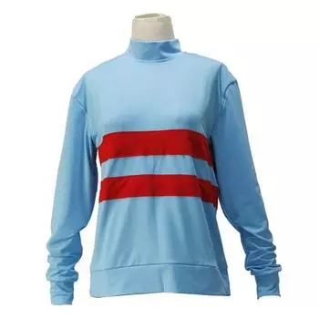 Undertale Фриск Чара Косплей Футболка Толстовка Шорты Брюки Костюм Наряды Blue Frisk T shirt Only,Male M
