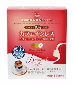 Unimat Caravan Caravan Coffee Decaffeinated Dripak 50g x 5 pieces