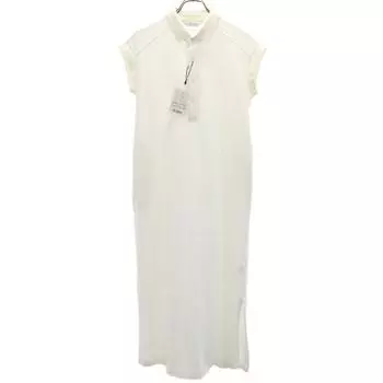 UNION LAUNCH Unused Made in Japan Short sleeve Polo Long dress F White Women Used