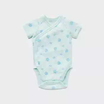 UNIQLO BN Joy Of Print Боди из хлопковой сетки с короткими рукавами 60 см
