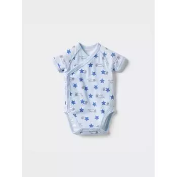 Uniqlo Боди Bn Lisa Larson с коротким рукавом B 60см 60 LIGHT BLUE/BABY 60