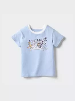 Uniqlo Футболка BT MAgic For All UT с графическим принтом, короткий рукав A 60 LIGHT BLUE/BABY 80