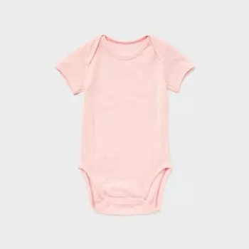 Uniqlo Японский сетчатый комбинезон из хлопка с коротким рукавом 00 WHITE/70