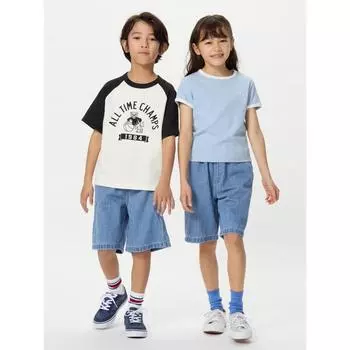 Uniqlo Япония Painter Easy шорты 64 BLUE/100