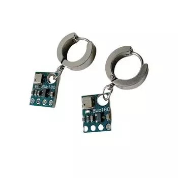 Unique Cyberpunk Style Earrings Alien Circuit Earrings Perfect for Parties Festivals and Science Fiction Conventions 1