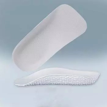 Унисекс дышащие стельки для увеличения роста полустелька подъемная подушечка для спортивной обуви удобные вставки для увеличения роста 1,5-3,5 см Half Insoles 1.5cm
