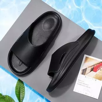 Унисекс EVA Hole Leaking Slippers Женская обувь для ванной Шлепанцы Противоскользящие летние домашние тапочки Бытовые сандалии для ванной Мужские 35-36 оранжевый