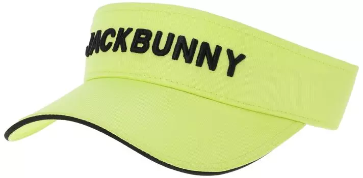 Unisex Sun Visor Hat Golf Yellow FR [Jack Bunny] (Brand Logo/Size Adjustable) / / 262-4187201 060_Lime