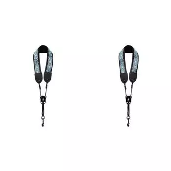 - Universal Adjustable Saxophone Neck Strap for Alto Tenor Soprano (Blue Totem)