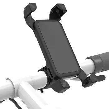Universal Bike Phone Holder 360° View Bicycle Phone Holder for 3.5-7 Inch Mobile Phone Stand Shockproof Bracket GPS Clip чёрный
