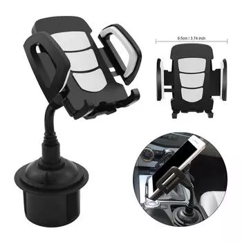 Universal Car Cup Holder Stand for Phone Adjustable Drink Bottle Holder Mount Support for Smartphone Mobile Phone