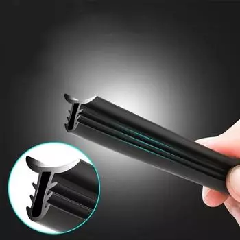 Universal Car Dashboard Dust Proof Sealing Strip Stickers Carbon Windshield 1.6M Dashboard Sealing Filling Strip Gaps Fiber F4R6