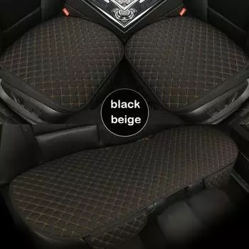 Universal Car Seat Cover Cotton Linen Cushion for Most Car Models Car Accessories Auto Seat Protector Comfortable Breathable