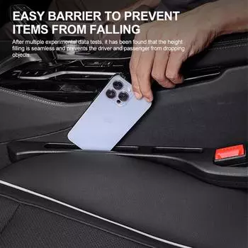 Universal Car Seat Gap Filler Organizer Side Seam Plug Strip PU Seat crevice storage Interior Accessories