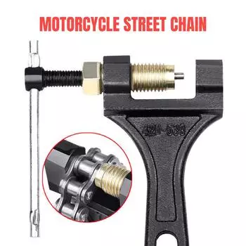 Universal Carbon Steel Spanner Link Splitter Pin Remover 420-428-530 Chain Breaker Cutter Repair Tools For Motorcycle Bike