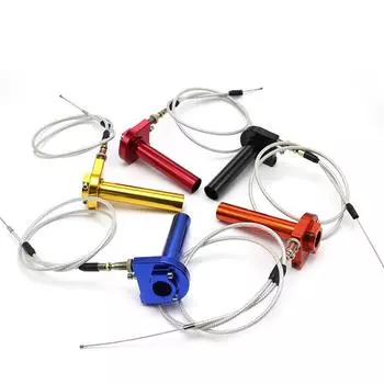 Universal CNC 7/8 22mm Throttle Grip Quick Twister+Cable For Scooter 50-125cc