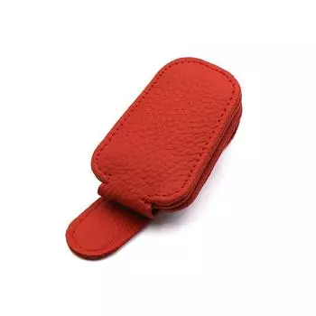 Universal Magnetic Design Glasses Clip Multifunction Pu Leather Glasses Support Eyeglass Holder