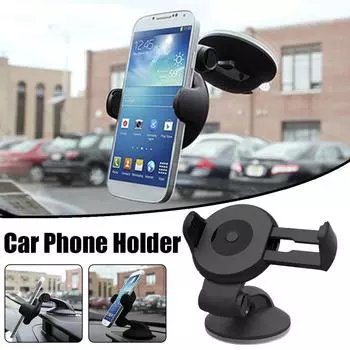 Universal Mobile Car Phone Holder Windshield Stand Support Smartphone Holder Handsfree GPS Smartphone Phone Rotation Braccket